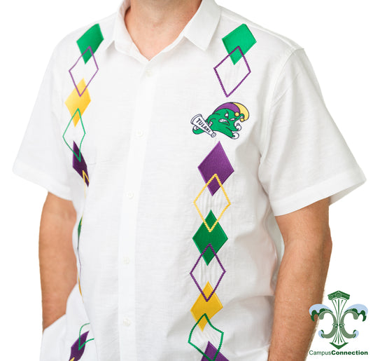 Tulane Mardi Edition Guayabera Mambo Shirt