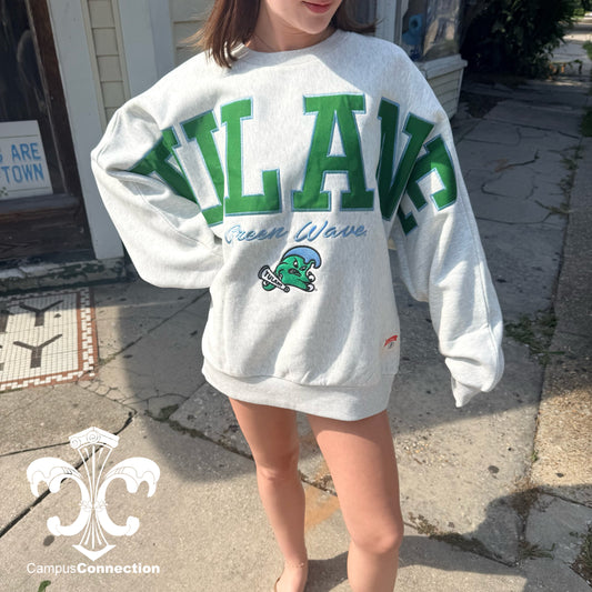 Tulane Oversized Dolman Sweatshirt