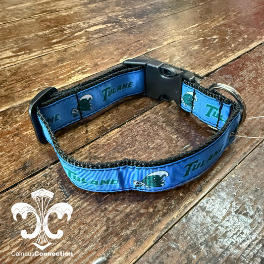 Tulane Dog Collar - Blue