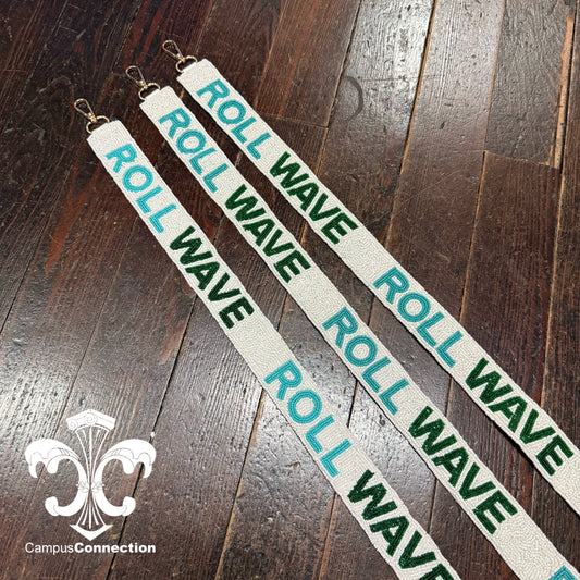 Roll Wave Beaded Purse Strap