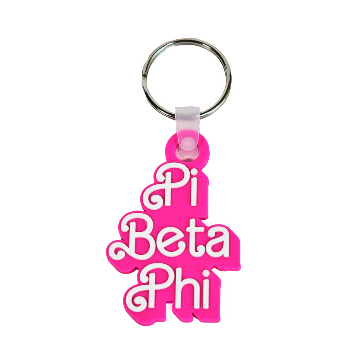 Beta Key Chain Pi Beta Phi Keychain- Retro Dolly Sorority Name Design – Campus Connection