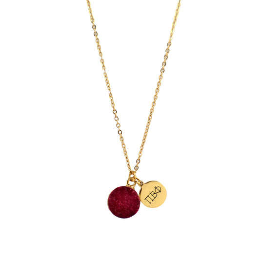 Pi Beta Phi Sisterhood Druzy Necklace