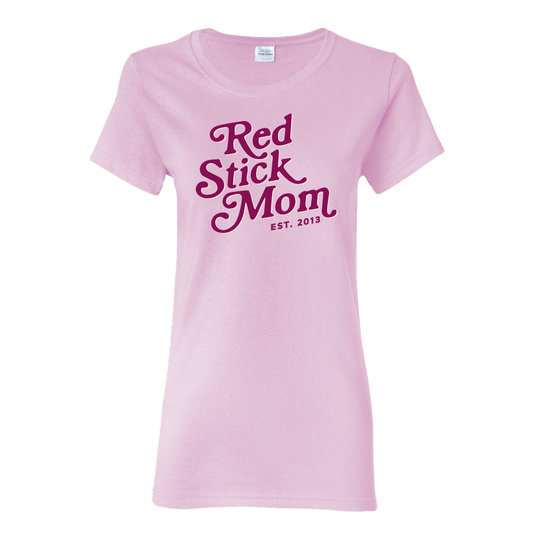 Red Stick Mom Women's Cotton T-Shirt