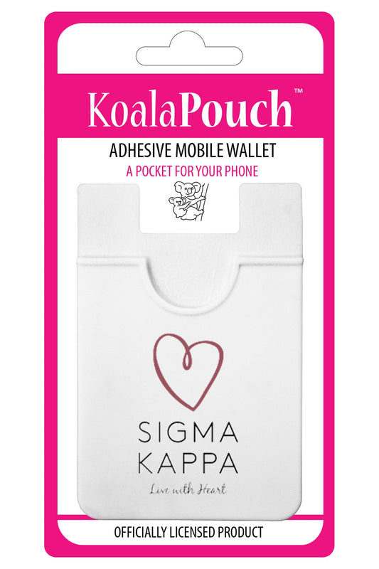 Sigma Kappa Koala Pouch - Logo Design - Phone Wallet