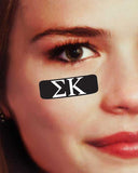 Sigma Kappa Eye Black Decals