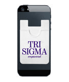 Sigma Sigma Sigma Logo Koala Pouch - Adhesive Phone Wallet