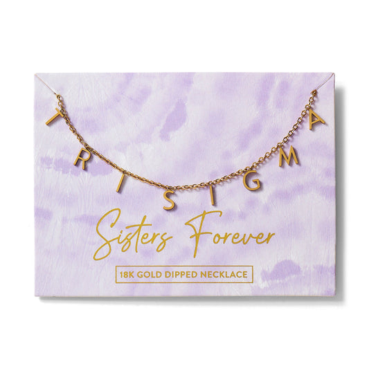 Sigma Sigma Sigma Name Necklace