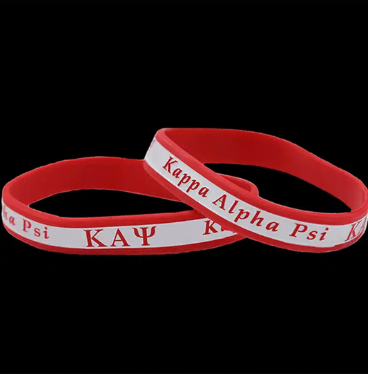 Divine 9 2 Bar Silicone Bracelet