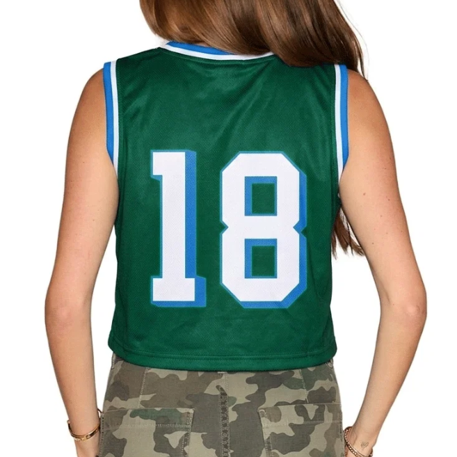 Tulane Cropped Basketball Jersey