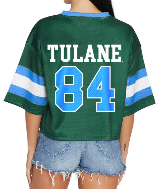 Tulane Cropped Football Jersey