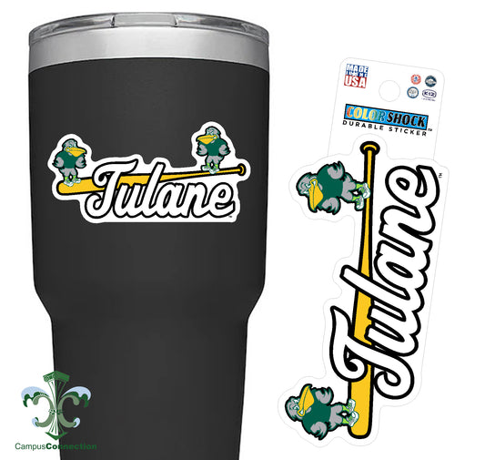 Tulane Sluggerbird Sticker