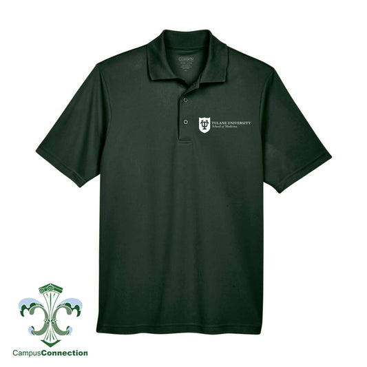 Tulane School of Medicine Men's Performance Pique Polo