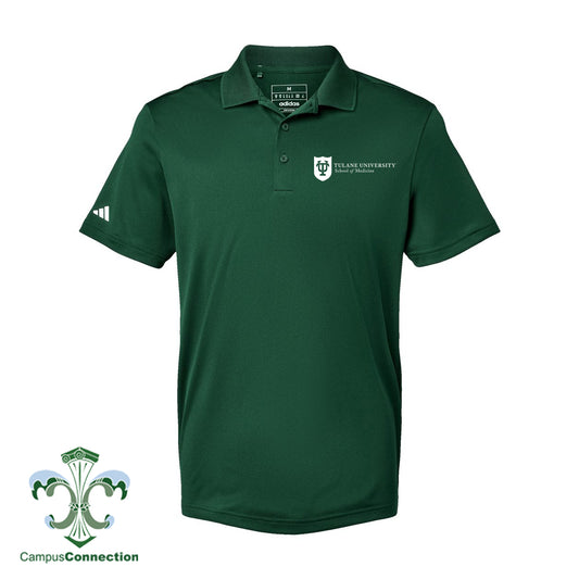 Tulane School of Medicine Men's Adidas Performance Pique Polo