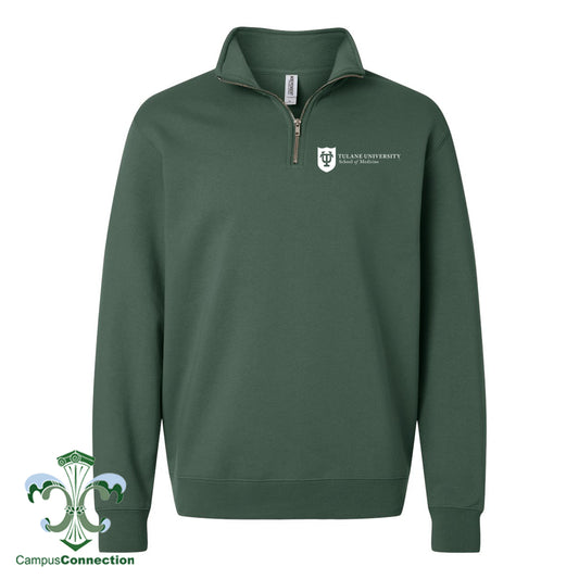 Tulane School of Medicine Quarter-Zip Pullover