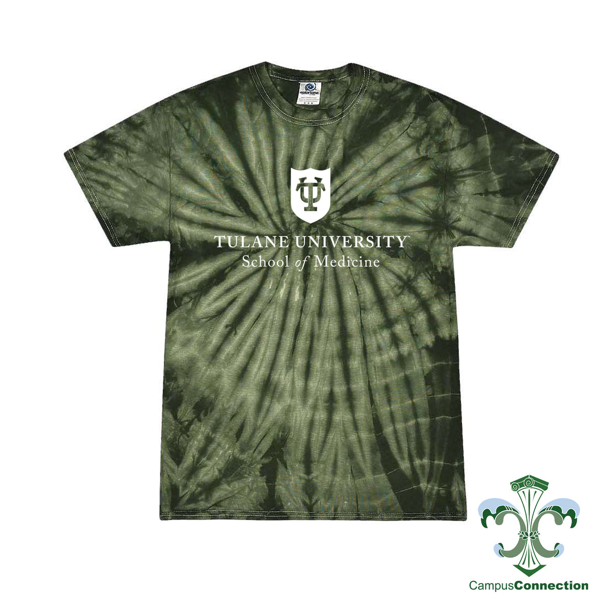 Tulane School of Medicine Tie Dye T-Shirt