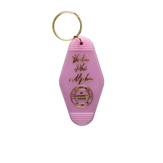 Theta Phi Alpha Motel Keychain