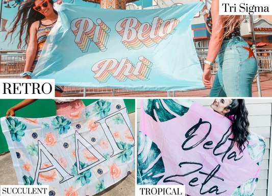 Sigma Sigma Sigma Sorority Flags