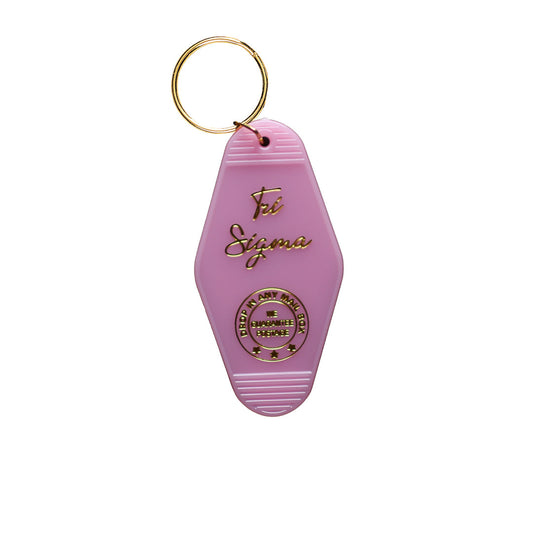 Tri Sigma Motel Keychain