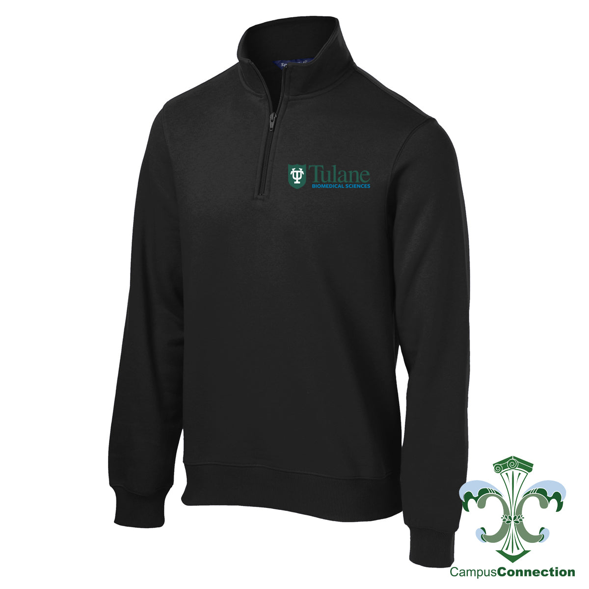 Tulane Biomedical Sciences Quarter Zip Sweatshirt