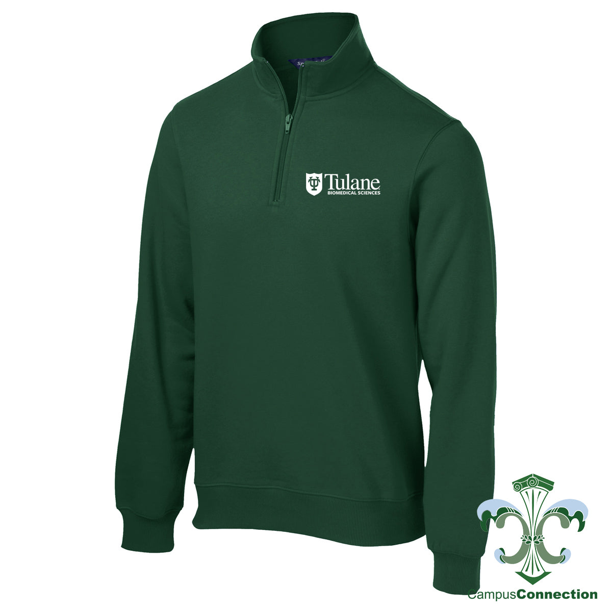 Tulane Biomedical Sciences Quarter Zip Sweatshirt