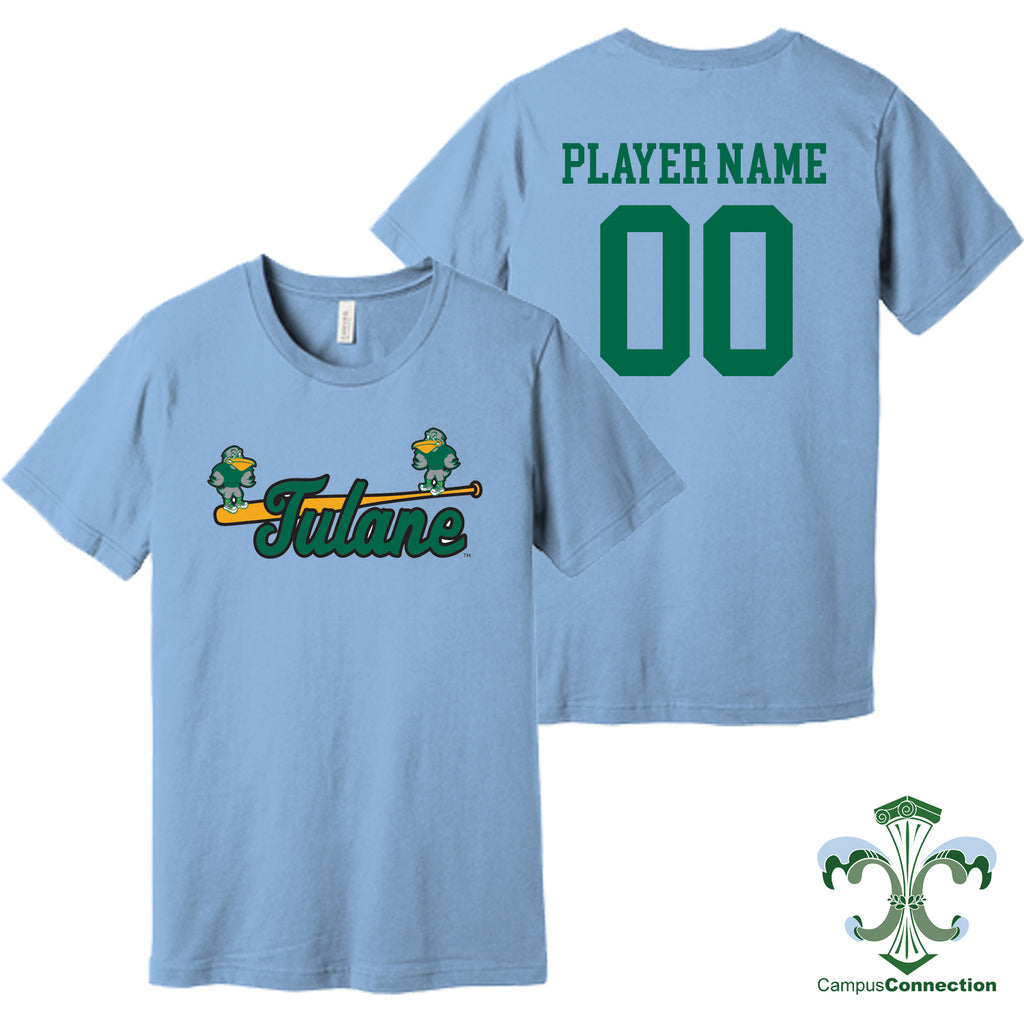 Tulane Baseball NIL Player Sluggerbird Shirt