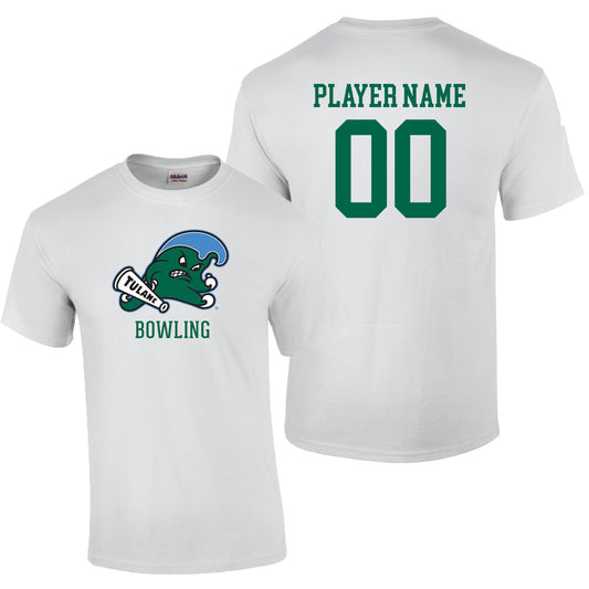 Tulane Bowling NIL Player Angry Wave Shirt