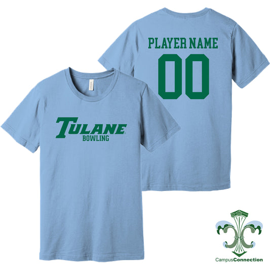 Tulane Bowling NIL Player Wordmark Shirt