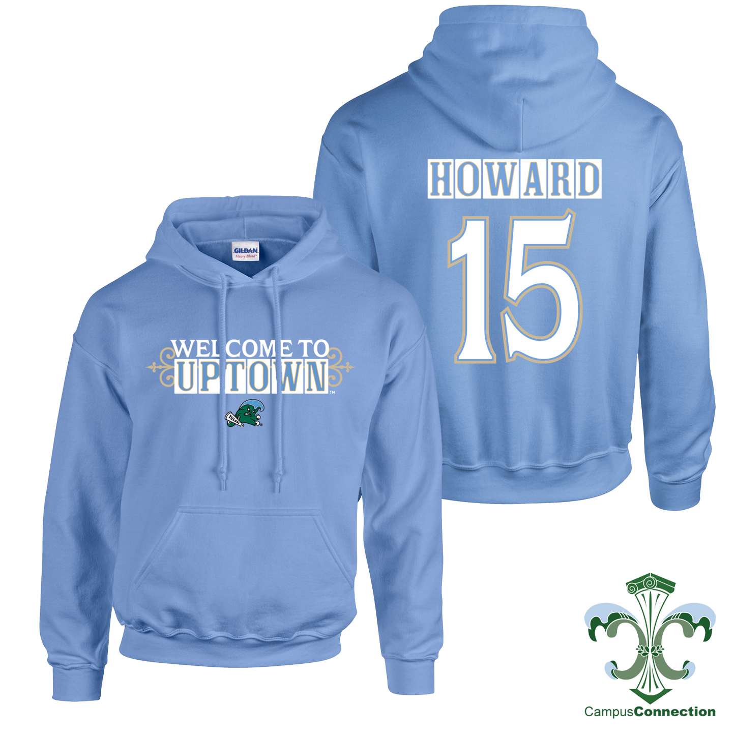 Tulane Football NIL Player City Edition Hooded Sweatshirt