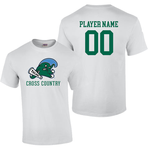 Tulane Cross Country NIL Player Angry Wave Shirt