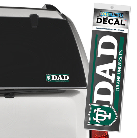 Tulane Dad Bar Decal