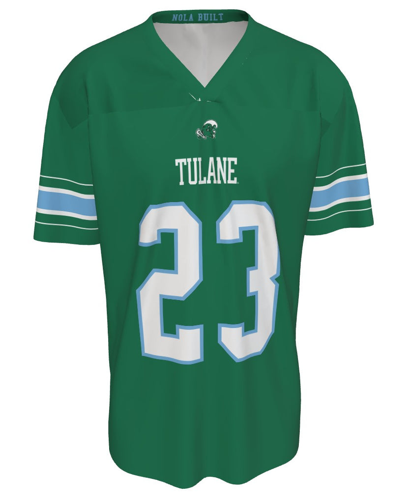 Tulane Replica Customizable Football Jersey - Green