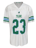 Tulane Replica Customizable Football Jersey - White