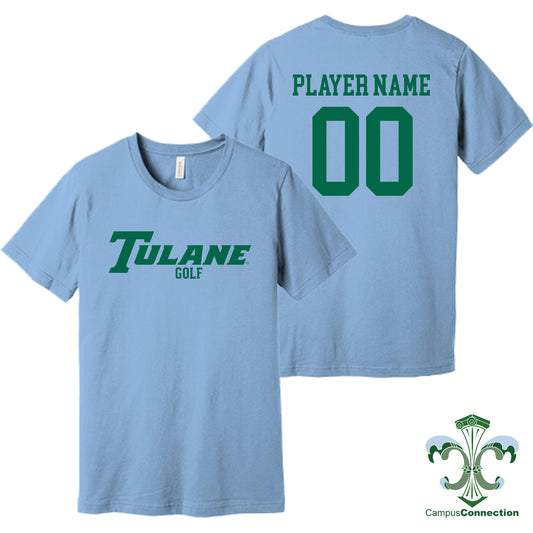 Tulane Golf NIL Player Wordmark Shirt