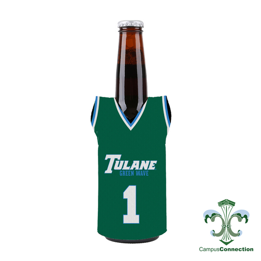 Tulane Jersey Bottle Koozie