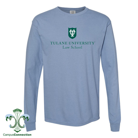 Tulane Law School Comfort Colors Long Sleeve