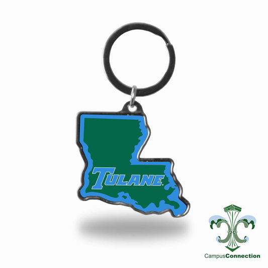 Tulane Louisiana State Keychain