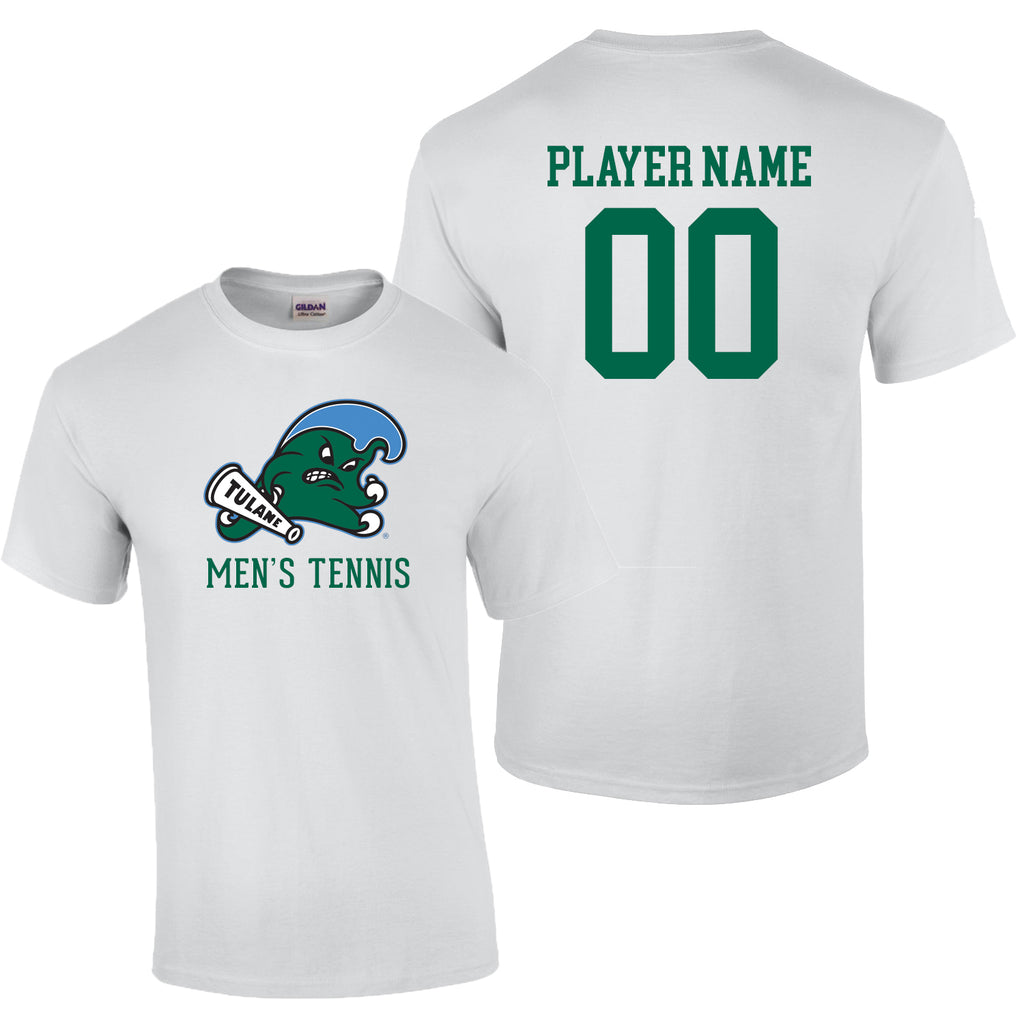 Tulane Men's Tennis NIL Player Angry Wave Shirt