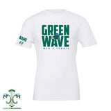 Green Wave Men's Tennis Cotton T-Shirt