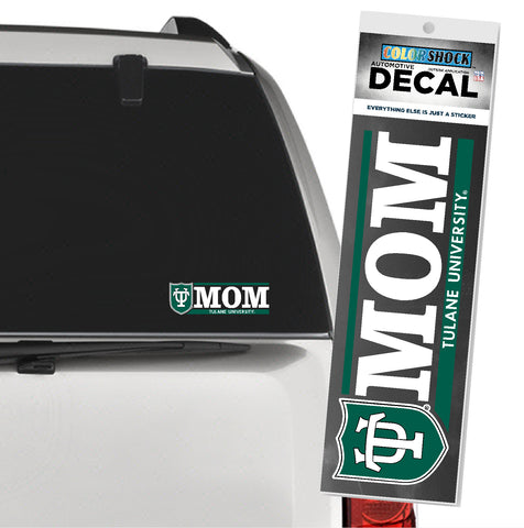 Tulane Mom Bar Decal