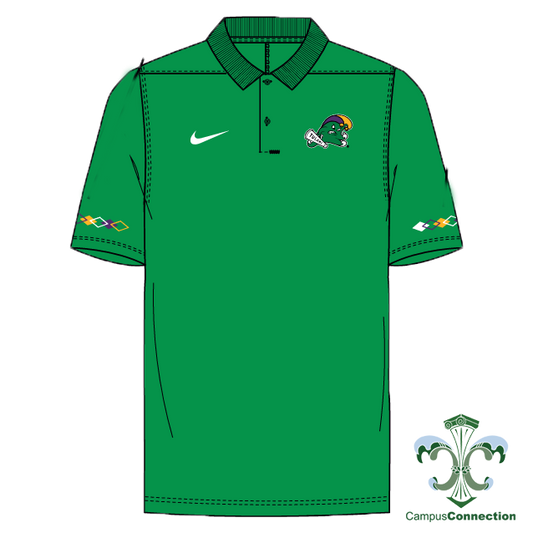 Tulane Nike Victory Solid Polo - Mardi Gras Edition