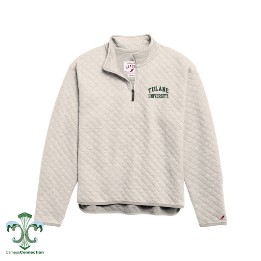 Tulane Highland Quilted Quarter Zip