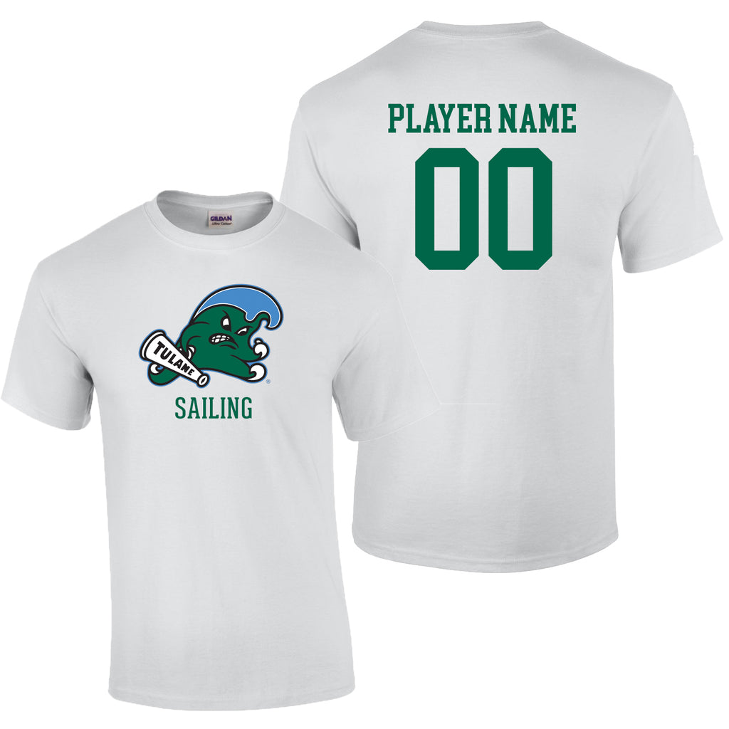 Tulane Sailing NIL Player Angry Wave Shirt