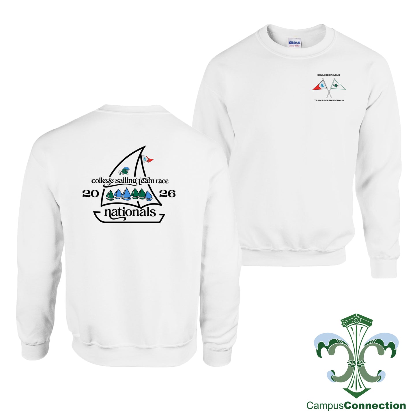 Tulane Sailing 2026 College Team Race Nationals Crewneck Sweatshirt