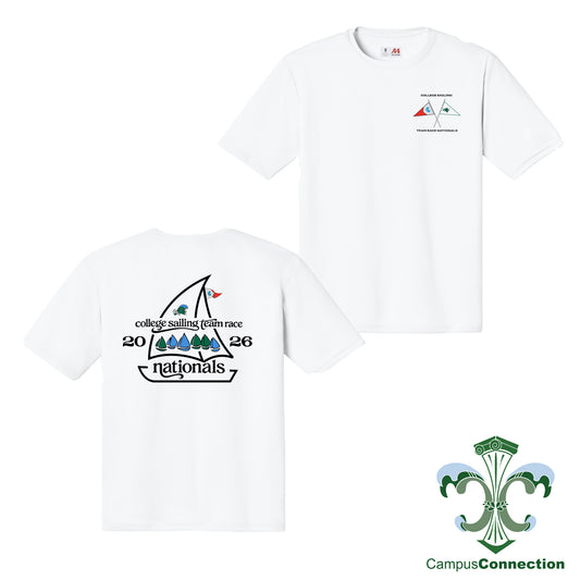 Tulane Sailing 2026 College Team Race Nationals Performance T-Shirt