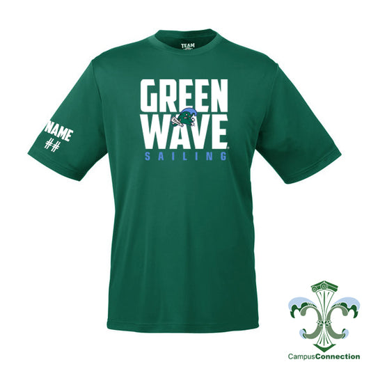 Green Wave Sailing Performance Shirt