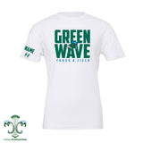 Green Wave Track & Field Cotton T-Shirt