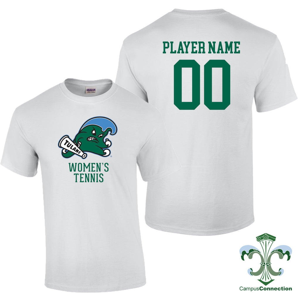 Tulane Women's Tennis NIL Player Angry Wave Shirt