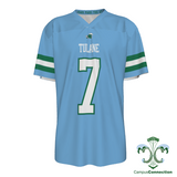 Tulane Player NIL Replica Football Jersey - Blue