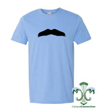 Tyler Grubbs Mustache T-Shirt - BLUE