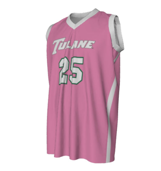 Tulane Replica NIL Basketball Jersey - WBB 2025 Pink